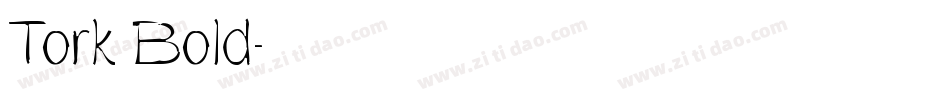 Tork Bold字体转换